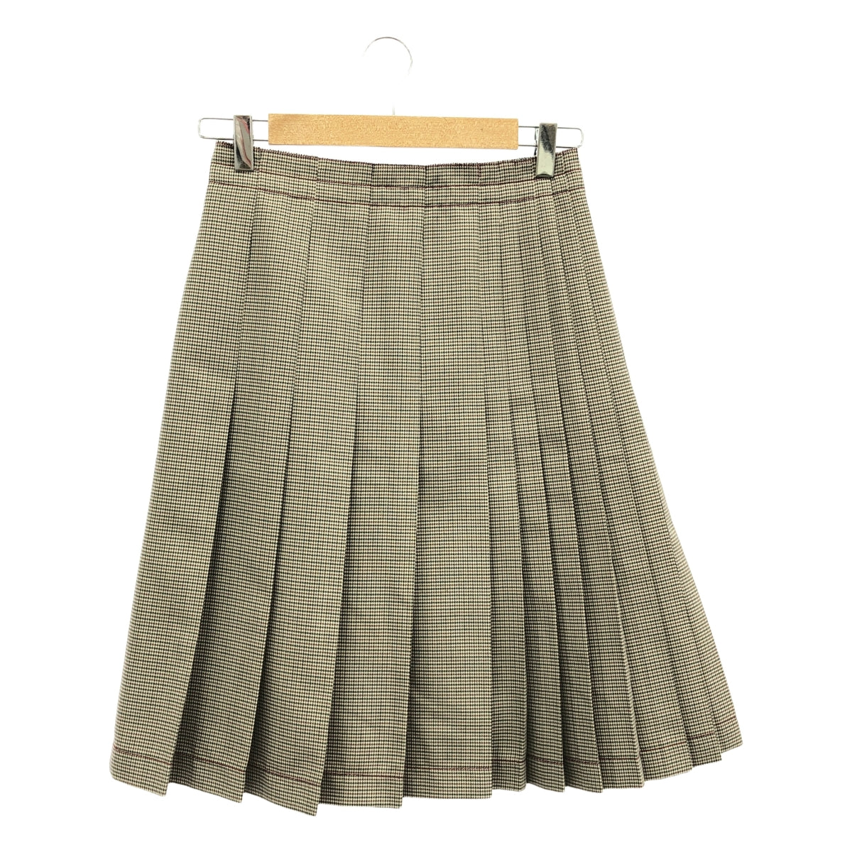 【미품】 MARNI / 마르니 | 2023AW | Check Print Pleated Midi Skirt 체크 울 플리츠 스커트 | 38 | 멀티 컬러 | 여성