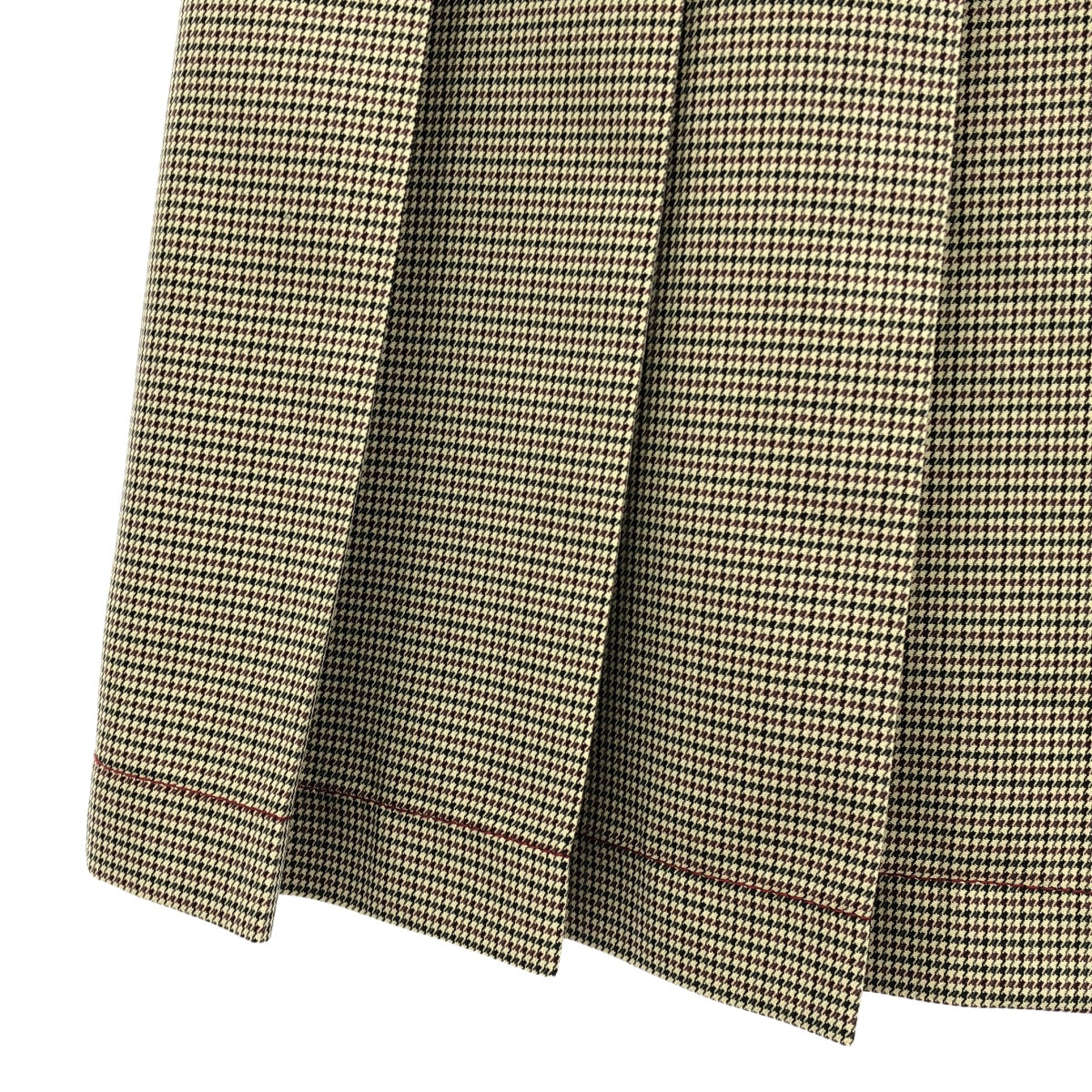 【미품】 MARNI / 마르니 | 2023AW | Check Print Pleated Midi Skirt 체크 울 플리츠 스커트 | 38 | 멀티 컬러 | 여성