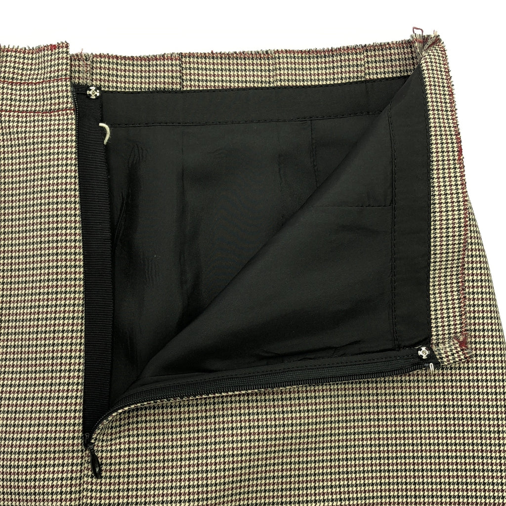 【미품】 MARNI / 마르니 | 2023AW | Check Print Pleated Midi Skirt 체크 울 플리츠 스커트 | 38 | 멀티 컬러 | 여성