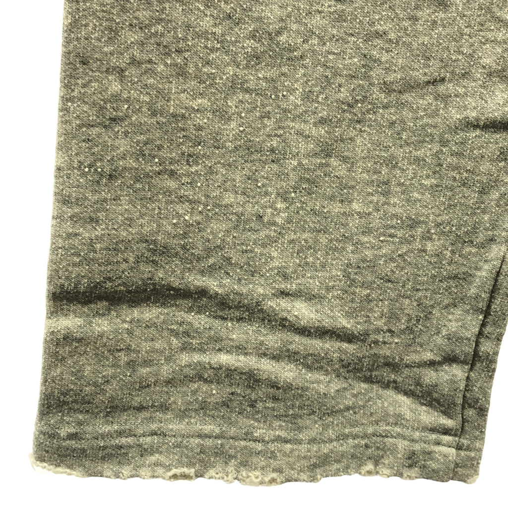 DAIRIKU / 다이릭 | 2021SS | Water-Repellent Sweater Pants 데미지 가공 스웨트 팬츠 | 29 | 회색 | 남성