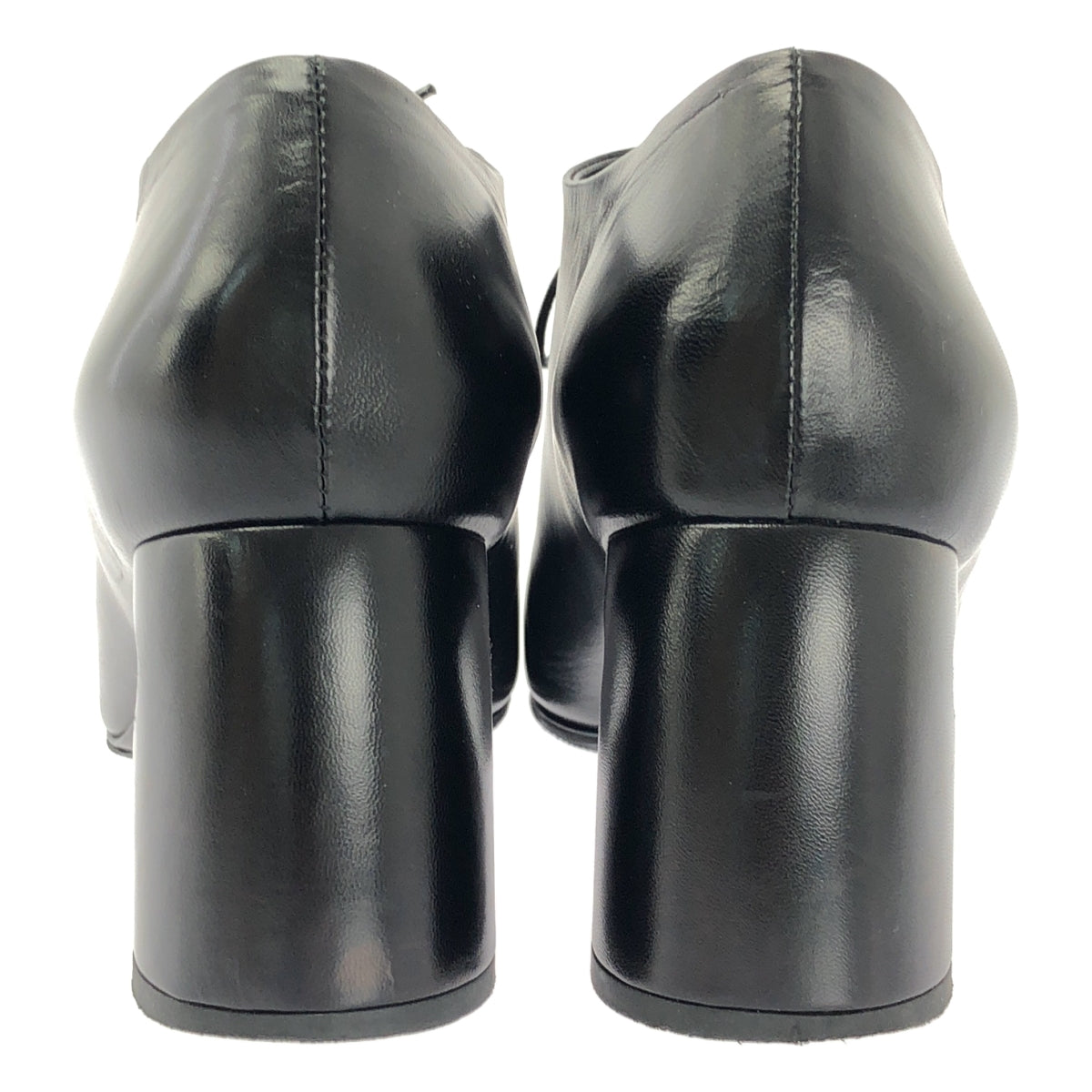 JIL SANDER / ジルサンダー | 2022SS | レザー レースアップ チャンキーヒール ブーティ | 36 | レディース