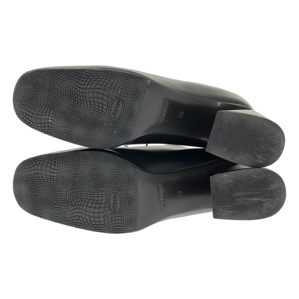 JIL SANDER / ジルサンダー | 2022SS | レザー レースアップ チャンキーヒール ブーティ | 36 | レディース