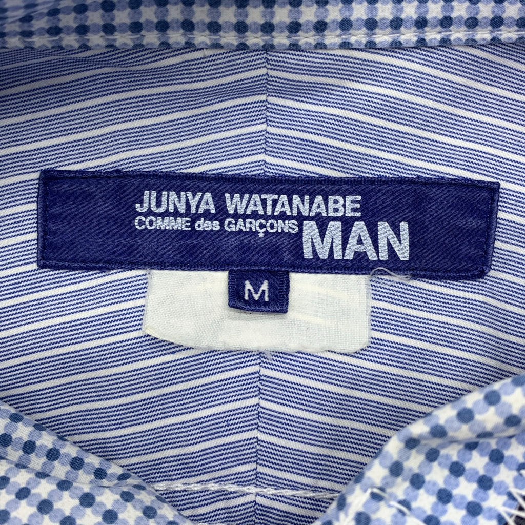 JUNYAWATANABE COMME des GARÇONS 男士 |棉質全印花普通領襯衫 | SHOPBOP尺寸 M |