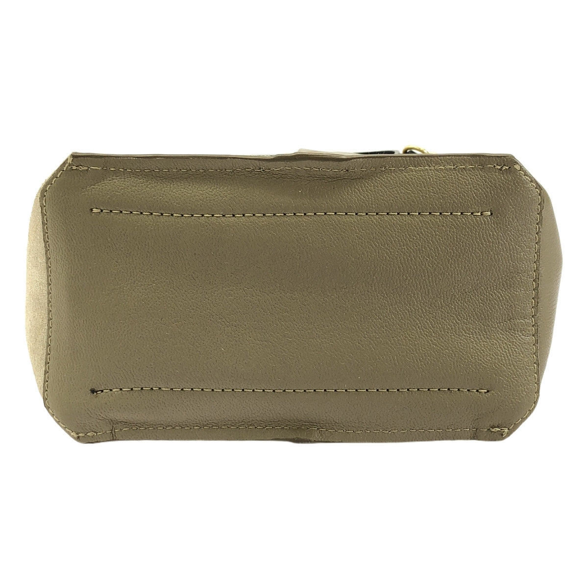 SEE BY CHLOE / シーバイクロエ | GAIA バイカラー 2WAY レザー ハンドバッグ | ベージュ / グレージュ / ゴールド | レディース