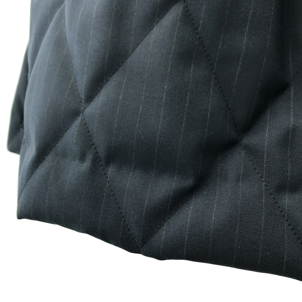 BLACK COMME des GARCONS / 블랙콤 데 갤슨 | 2022AW | 스트라이프 변형 입체 드로스트링 볼륨 스커트 | XS |