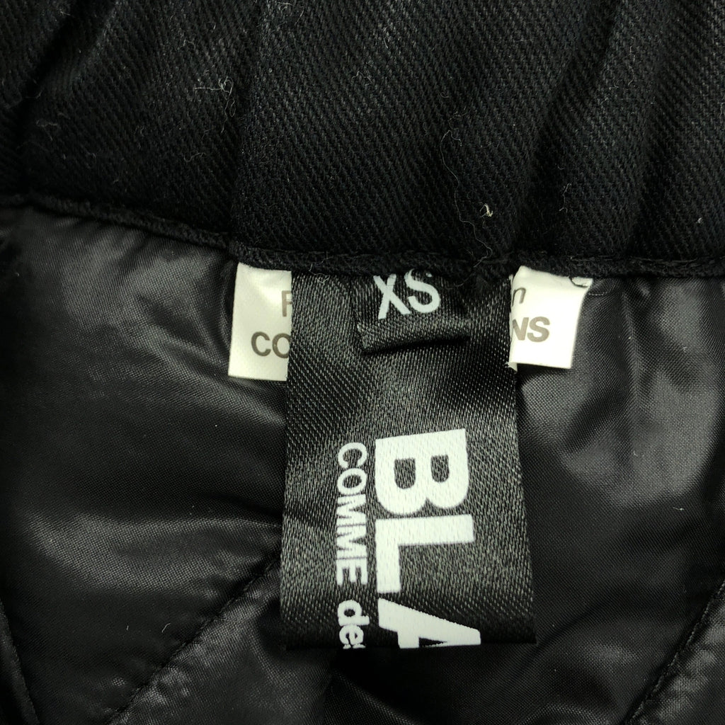 BLACK COMME des GARCONS / 블랙콤 데 갤슨 | 2022AW | 스트라이프 변형 입체 드로스트링 볼륨 스커트 | XS |