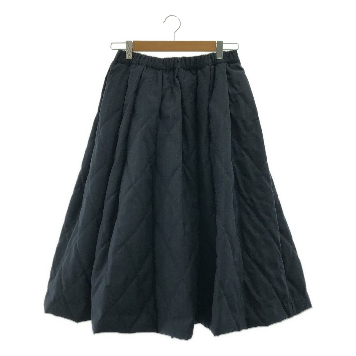 BLACK COMME des GARCONS / 블랙콤 데 갤슨 | 2022AW | 스트라이프 변형 입체 드로스트링 볼륨 스커트 | XS |