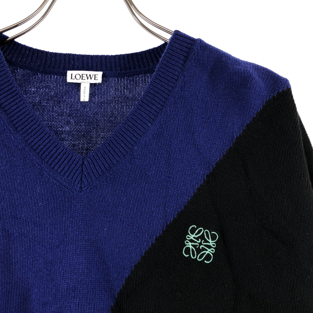 アナグラム ポケット セーター（コットン） ブルー - LOEWE LOEWE