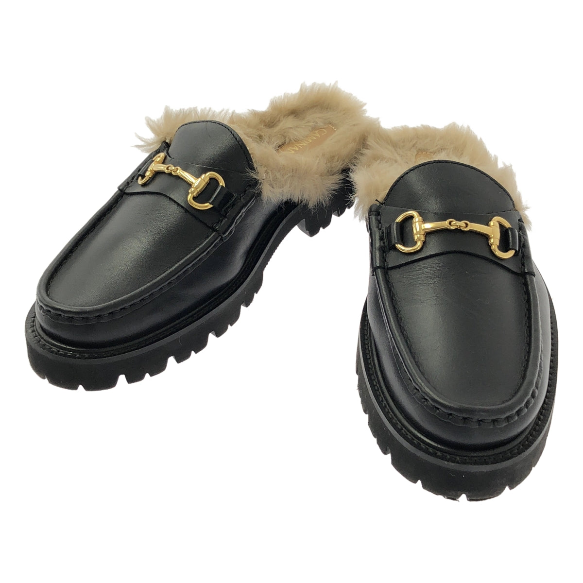 CAMINANDO / カミナンド | MUSE de Deuxieme Classe取扱い TREK SOLESHERLING-LINED BIT ミュール サンダル | 6 | ブラック | レディース