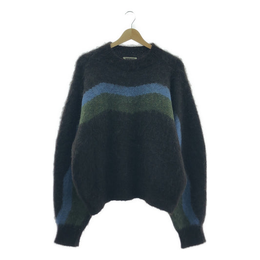 NKNIT / ンニット | 2022AW | wave pattern mohair KNIT / モヘヤ ウール ニット セーター |