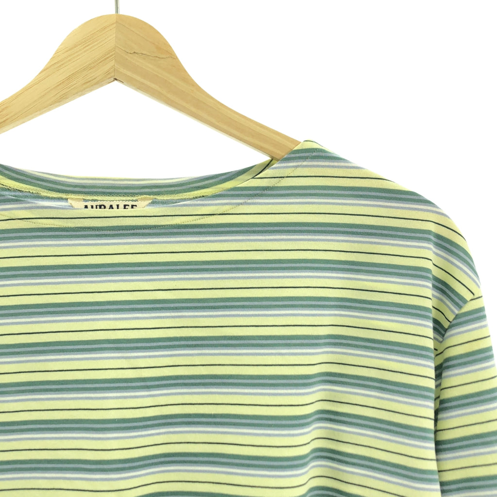 AURALEE / オーラリー | 2024SS | BORDER BOAT NECK ボーダー ボートネック カットソー | 2 | レディース