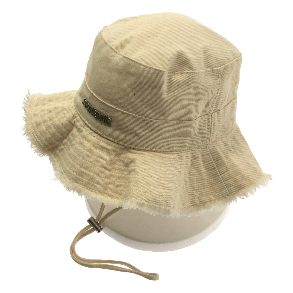 JACQUEMUS / ジャックムス | brim bucket hat / ロゴ バケットハット 帽子 | 58 |