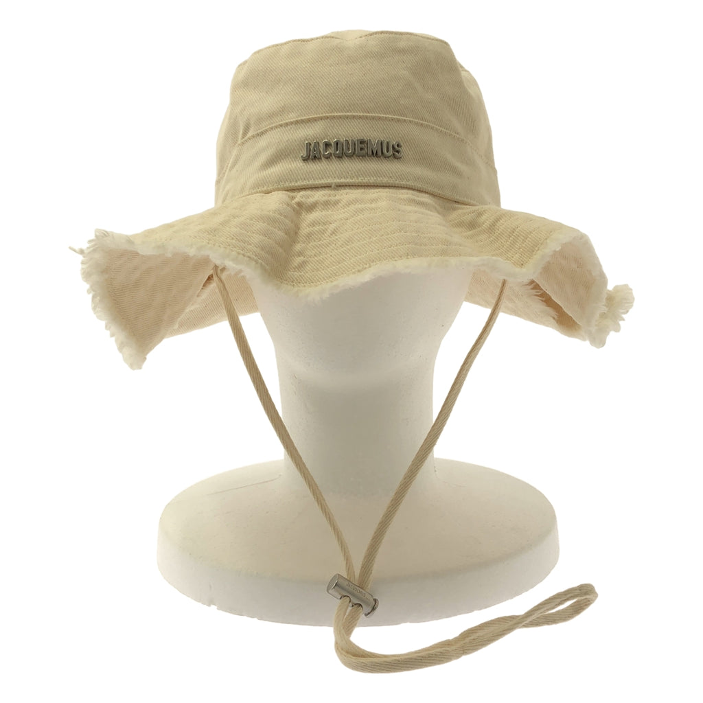 JACQUEMUS / ジャックムス | brim bucket hat / ロゴ バケットハット 帽子 | 58 |
