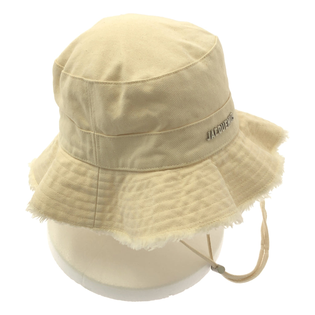 JACQUEMUS / ジャックムス | brim bucket hat / ロゴ バケットハット 帽子 | 58 |