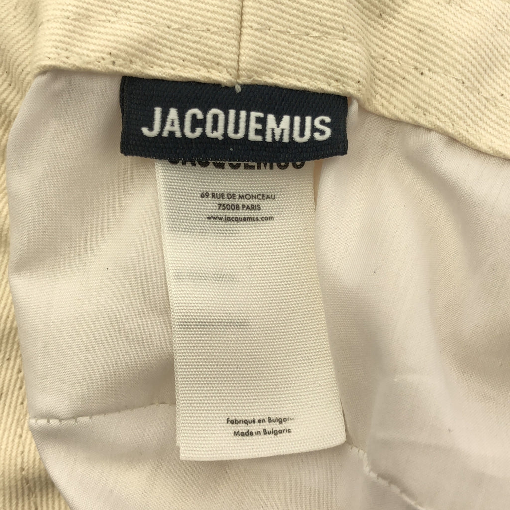 JACQUEMUS / ジャックムス | brim bucket hat / ロゴ バケットハット 帽子 | 58 |