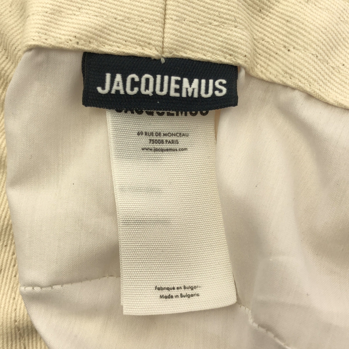 JACQUEMUS / ジャックムス | brim bucket hat / ロゴ バケットハット 帽子 | 58 |