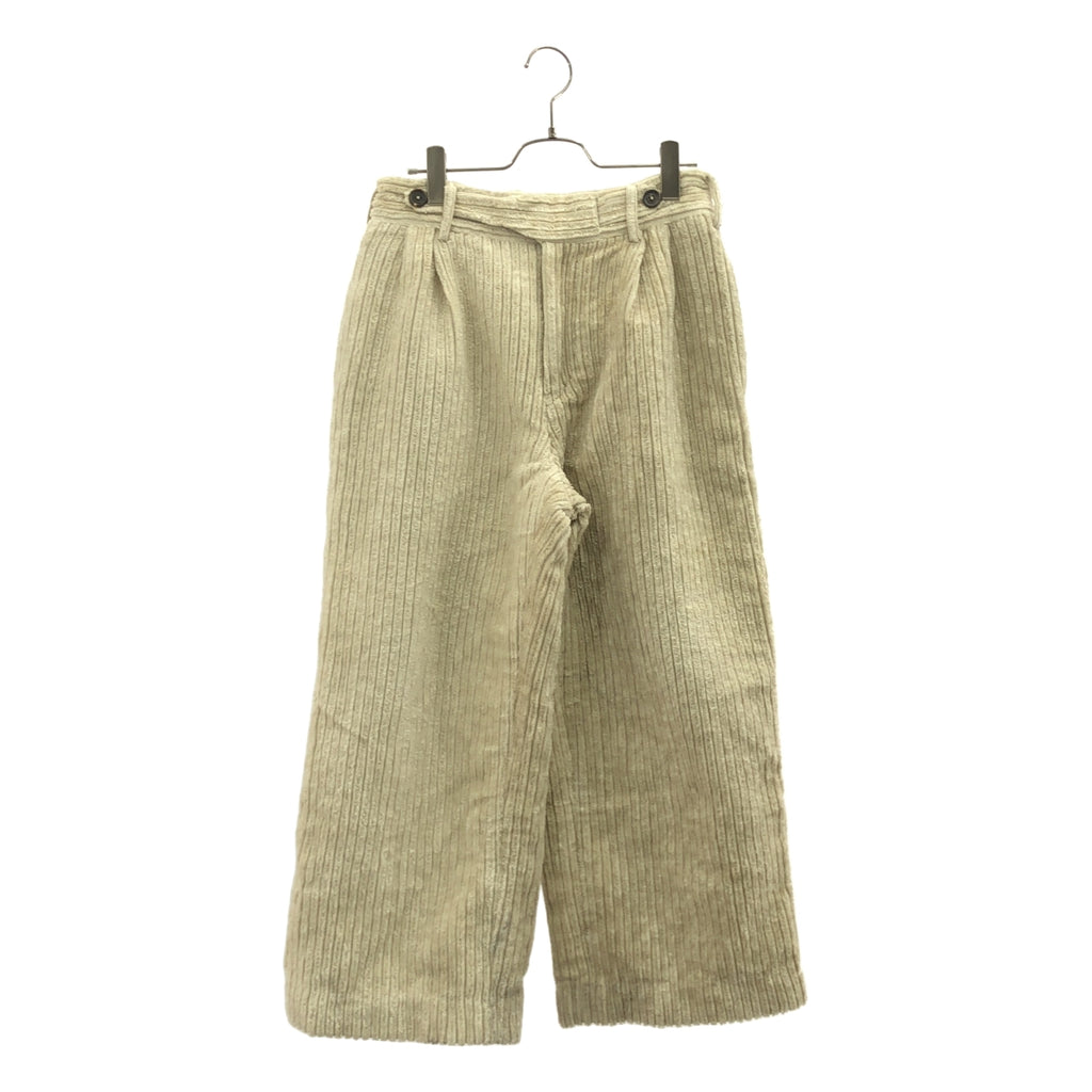 Ziggy Chen | 2021 秋冬系列 | 褶襉燈芯絨長褲 | 44 碼 |