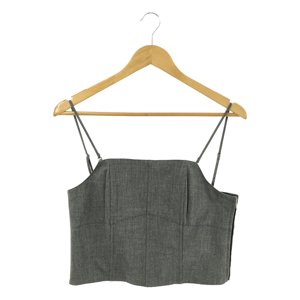 [Good Condition] SLOBE IENA | 2023AW | kivang cami corset top | Gray | Women's