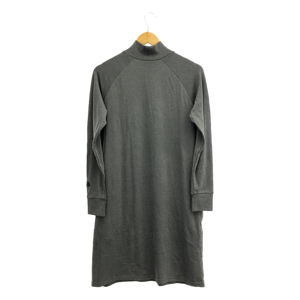 THE NORTH FACE / 자노스 페이스 | MERINO ONE PIACE 울 혼합 하이넥 컷소우 원피스 | L | 그레이 |