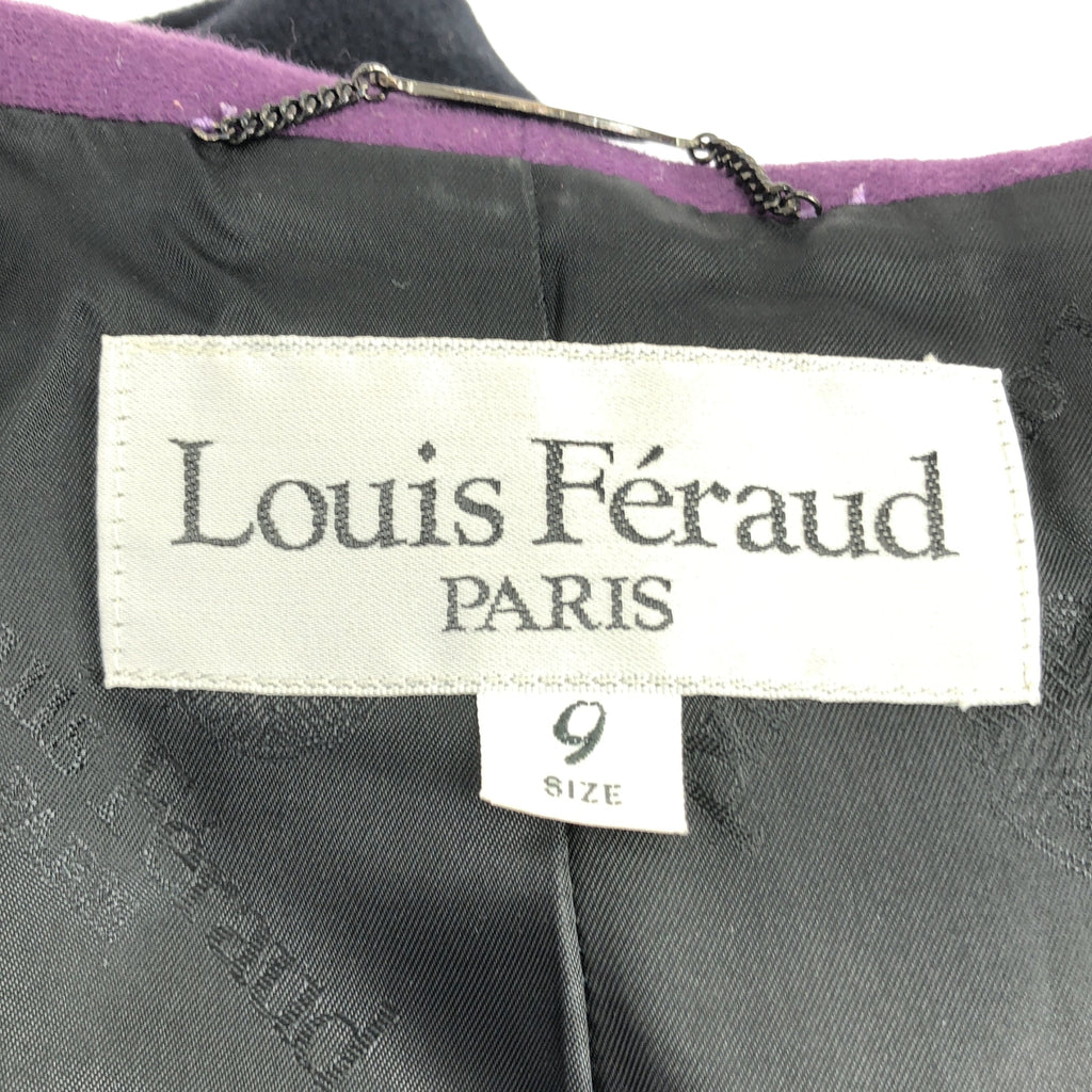 Louis Feraud / 루이펠로우 | 울 오버 재킷 / 로고 총 안감 | 9 | 여성