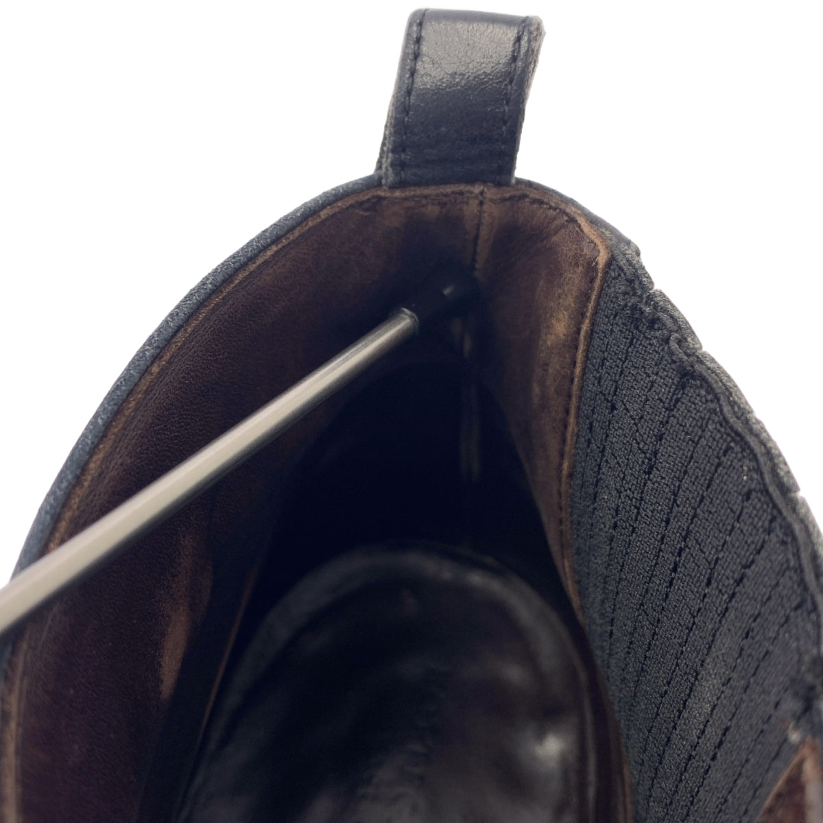 BOTTEGA VENETA / 보테가 베네타 | 사이드 고어 가죽 짧은 부츠 | 42 1/2 | 남성