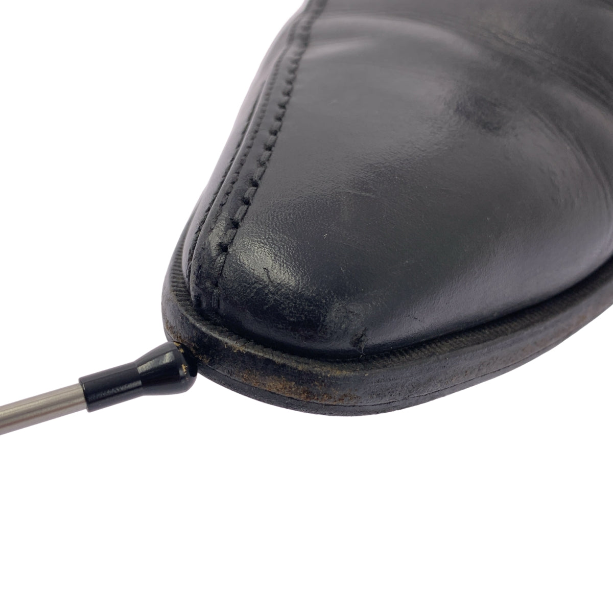 BOTTEGA VENETA / 보테가 베네타 | 사이드 고어 가죽 짧은 부츠 | 42 1/2 | 남성