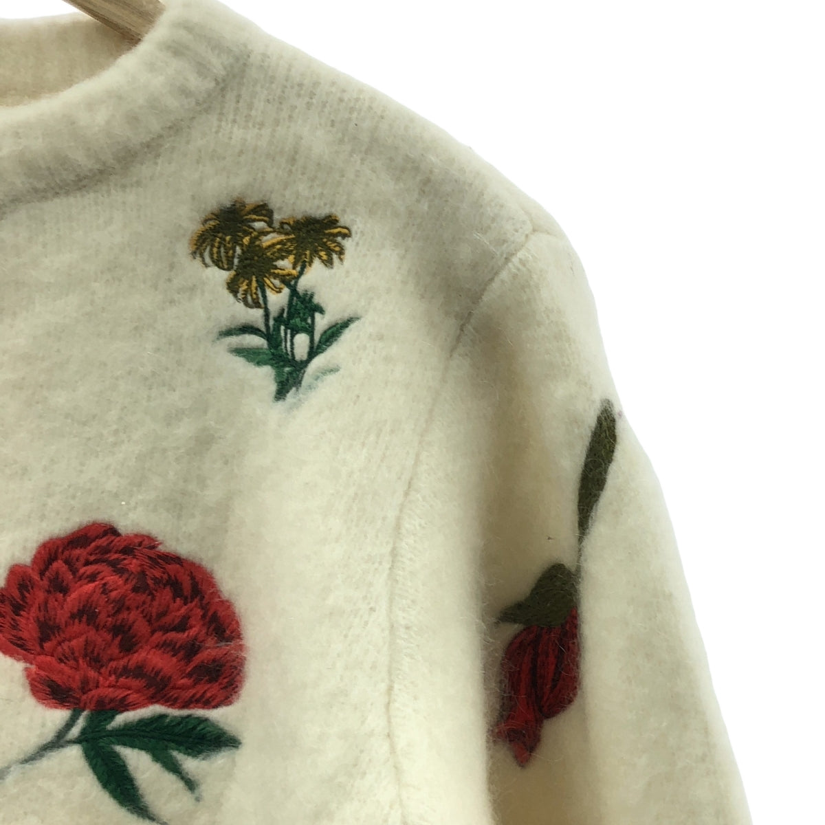 【美品】  AMERI / アメリ | AMANDA MOHAIR KNIT TOP アマンダ モヘヤ カーディガン | F | ホワイト | レディース