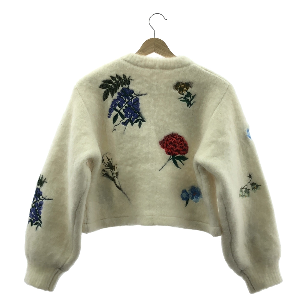 【美品】  AMERI / アメリ | AMANDA MOHAIR KNIT TOP アマンダ モヘヤ カーディガン | F | ホワイト | レディース