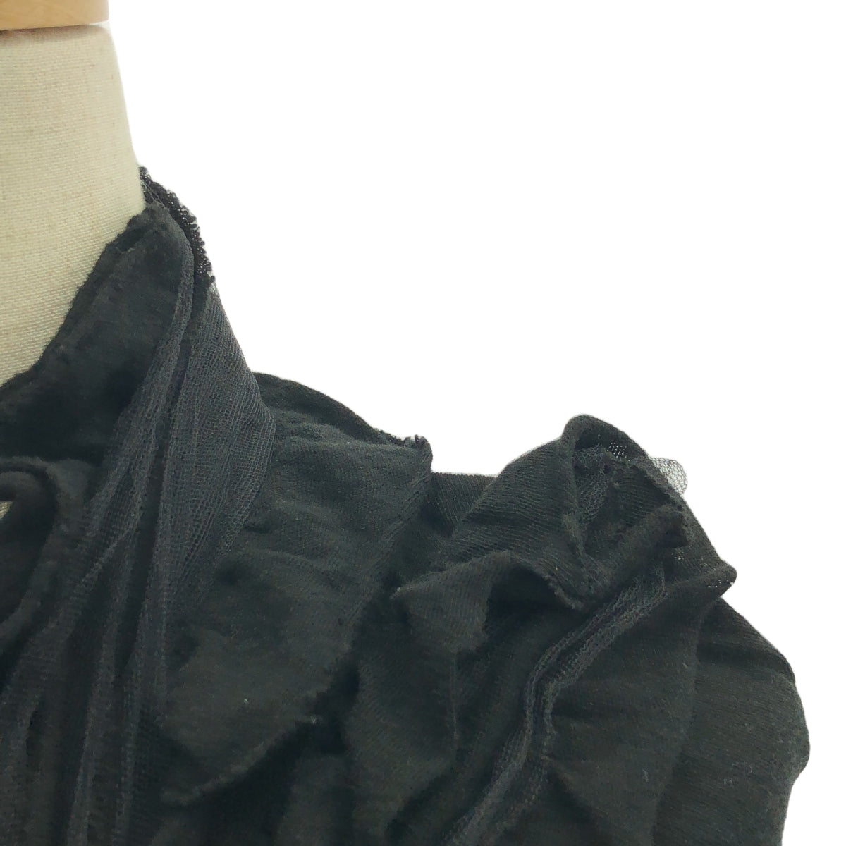 tricot COMME des GARCONS / トリココムデギャルソン | 2005AW | コットン フリル襟 デザイン カーディガン | F | レディース
