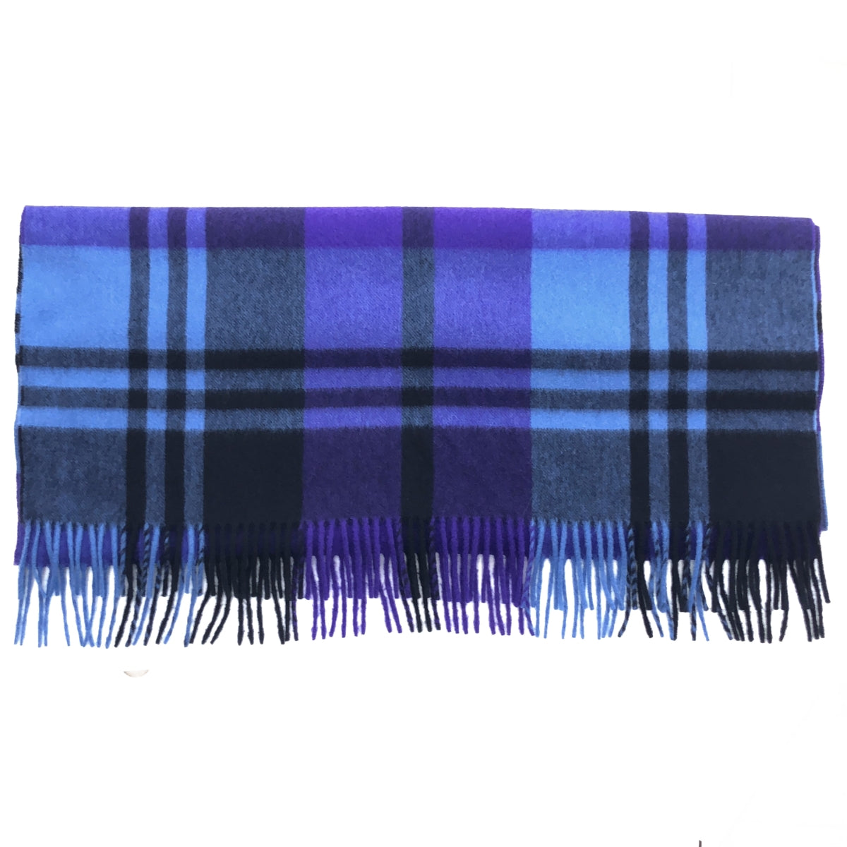 JOSHUA ELLIS / 조슈아 엘리스 | 캐시미어 체크 대형 프린지 스톨 머플러 |