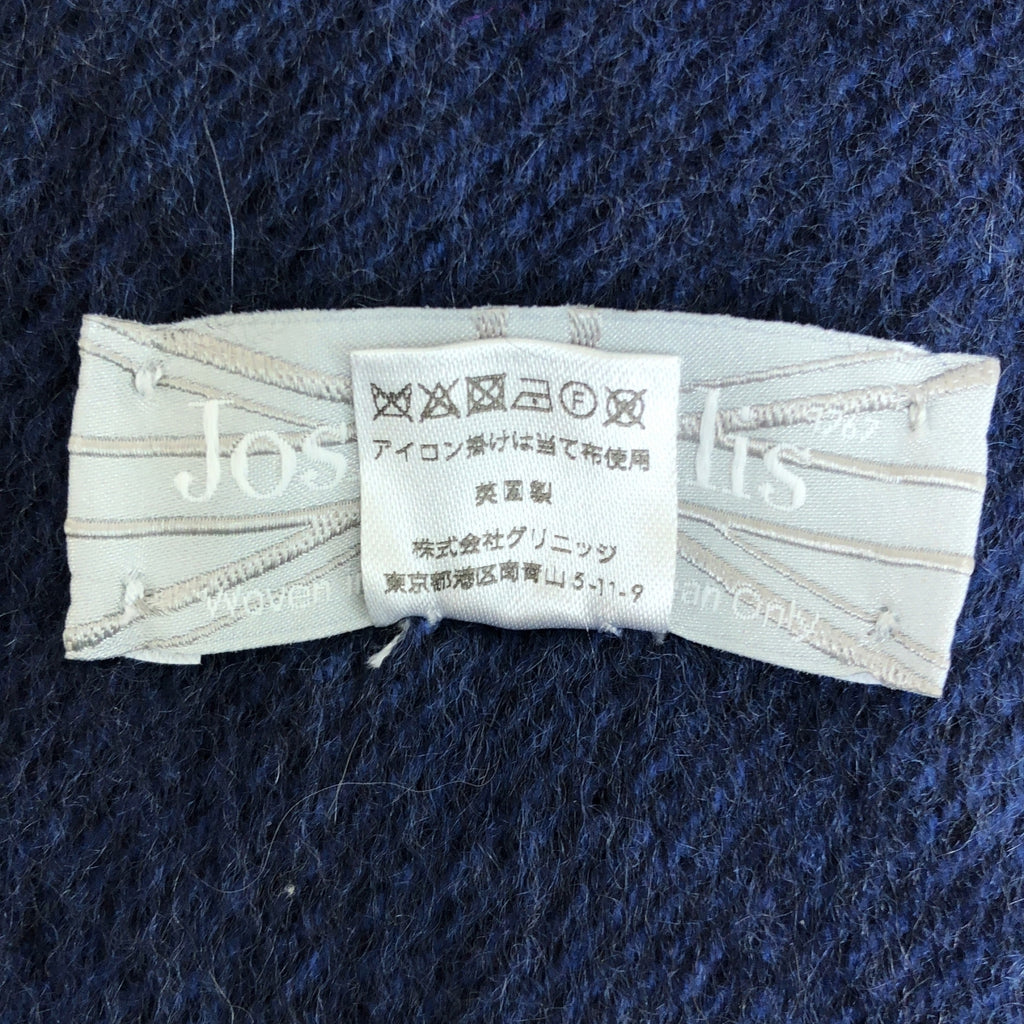 JOSHUA ELLIS / 조슈아 엘리스 | 캐시미어 체크 대형 프린지 스톨 머플러 |