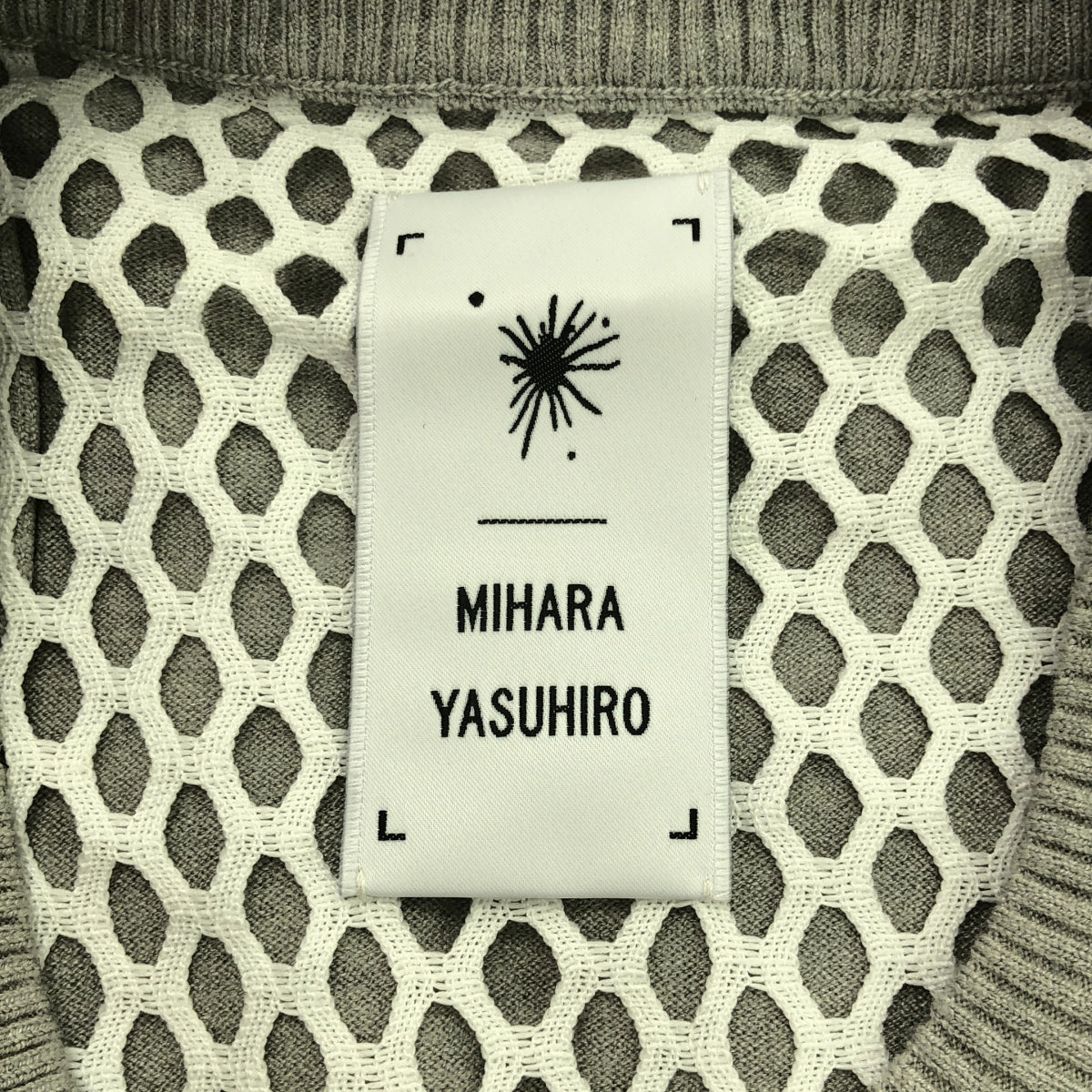 MIHARA YASUHIRO / 미하라야스히로 | MESH LAYERD KNIT 메쉬 레이어 니트 풀오버 | 40 |