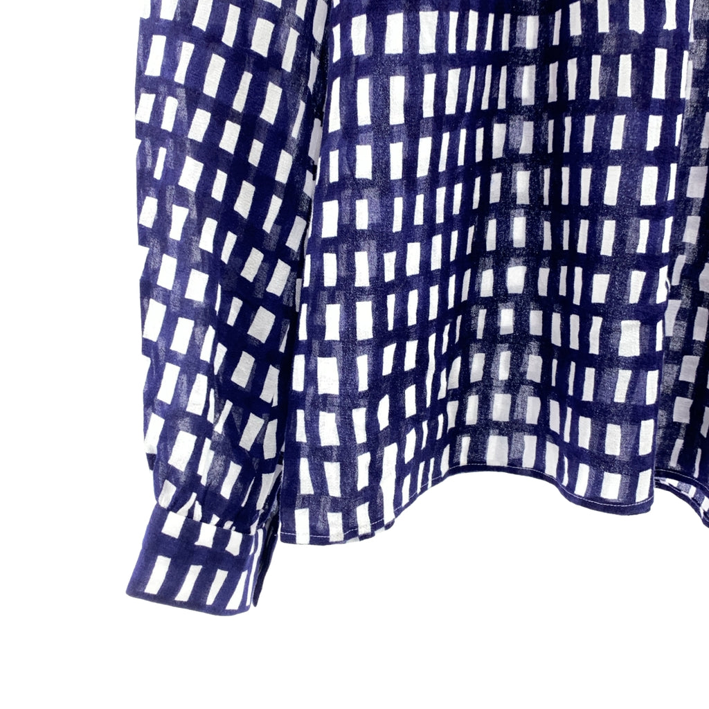 mina perhonen / 미나펠호넨 | sora check 코튼 체크 블라우스 셔츠 | 38 |