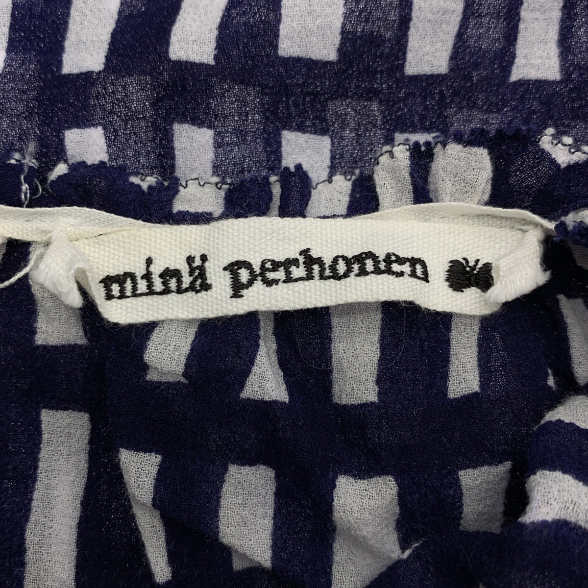 mina perhonen / 미나펠호넨 | sora check 코튼 체크 블라우스 셔츠 | 38 |