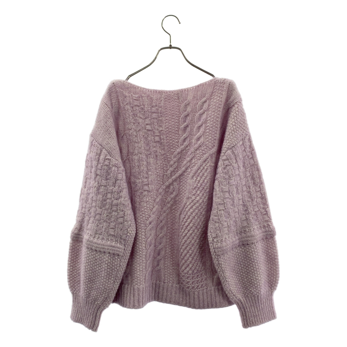 Mame Kurogouchi | 2021秋冬系列 | 多圖案麻花針織毛衣 | 2碼 | 女款