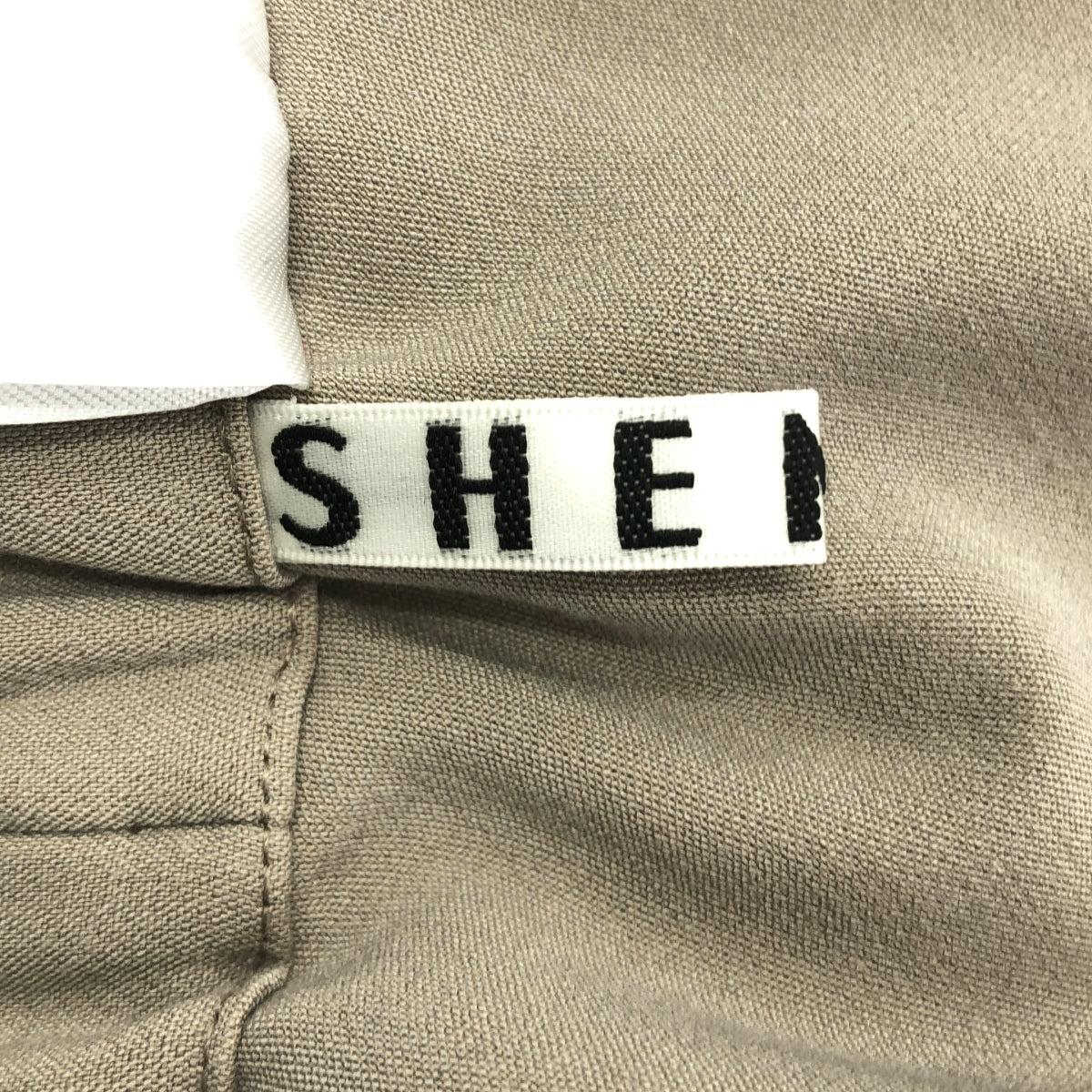 SHENERY / シーナリー | ダブル クロス ワイドパンツ | 36 | グレージュ | レディース