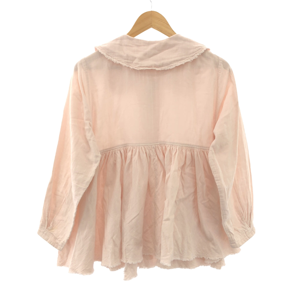 madder madder / マダマダ | bigcollor blouse ビックカラー カットオフ ブラウス | – KLD