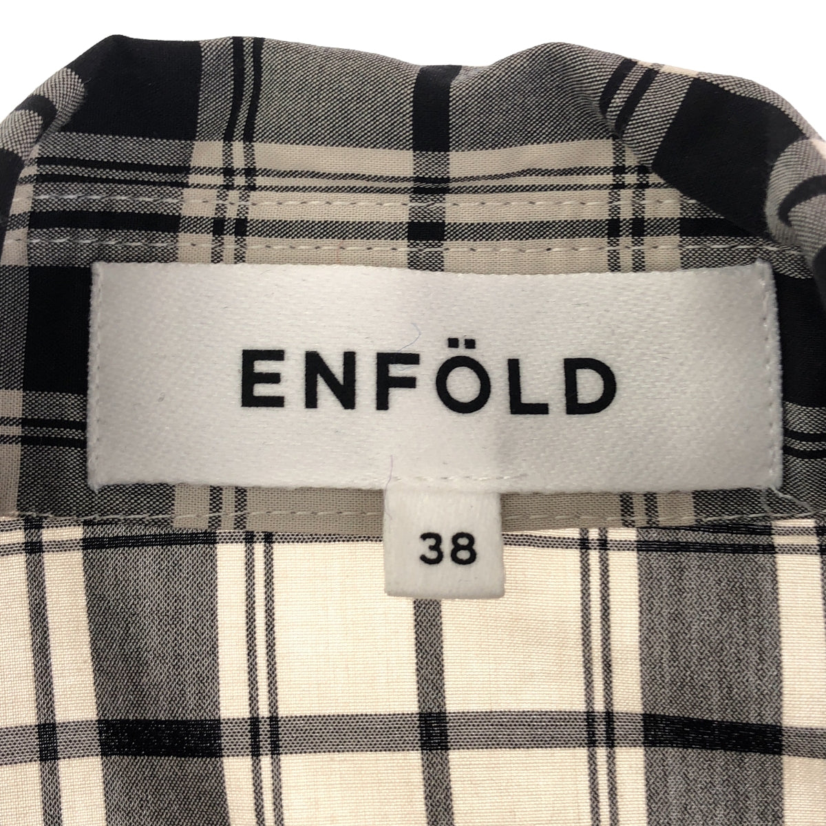 ENFOLD | 2024SS | Classical check layered MEN'S-like SH