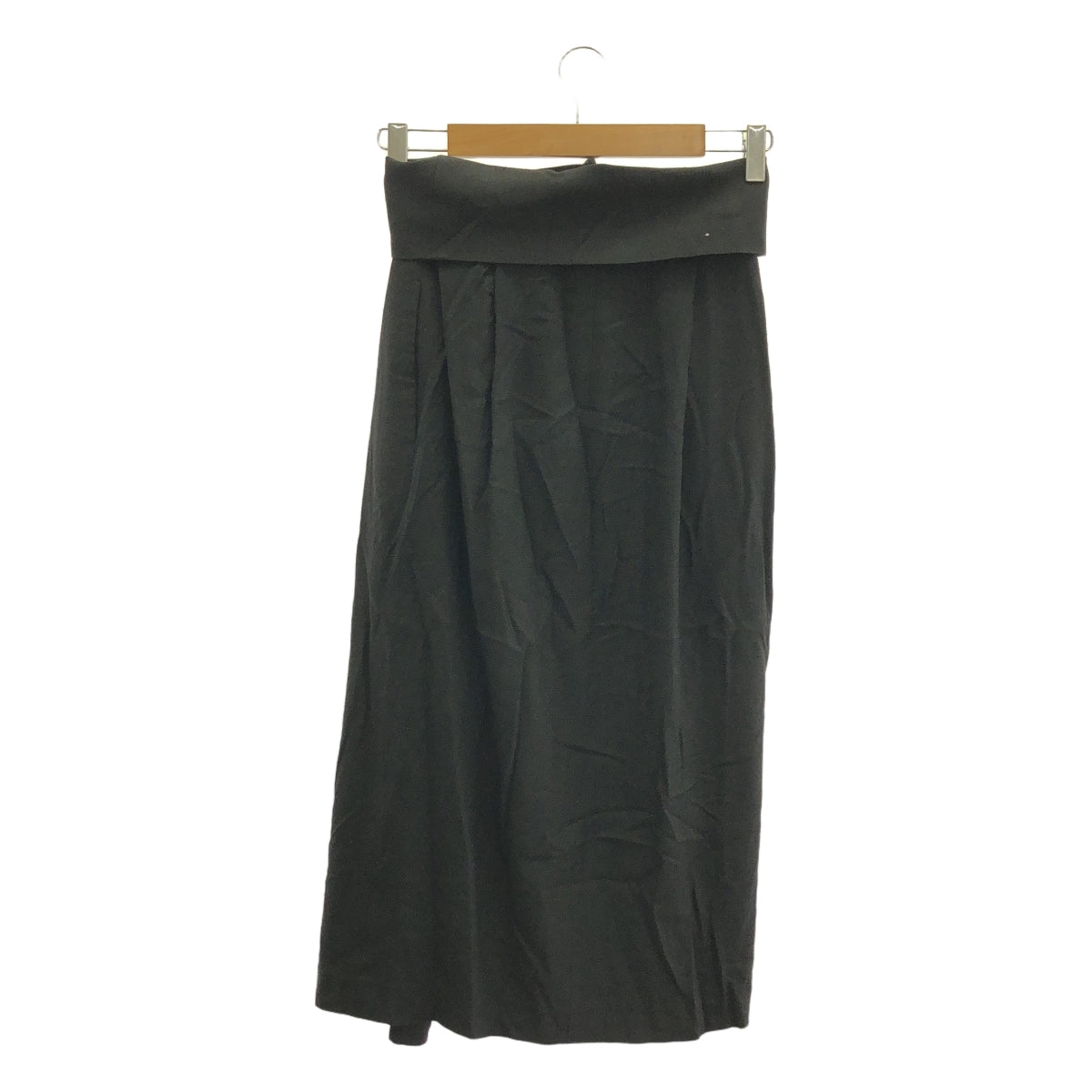 YLEVE | Nep 飾邊緞帶腰帶裹裙 | 0 |黑色 |女性的