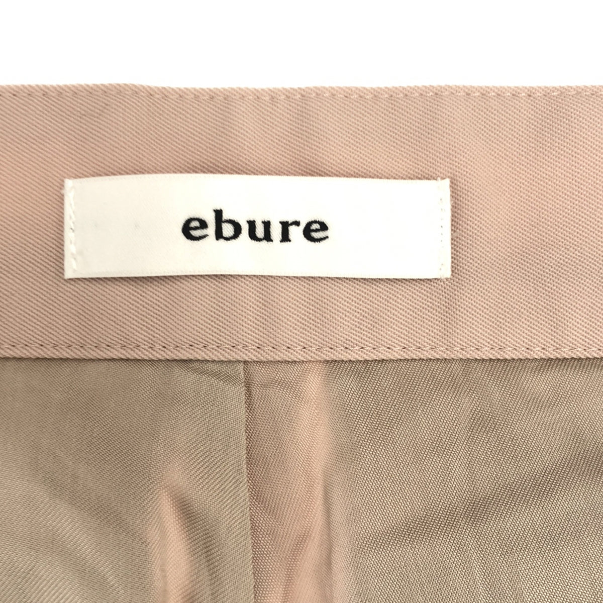 ebure / エブール | ハイカウントギャバ センタープレス テーパードパンツ | 36 | ピンク | レディース