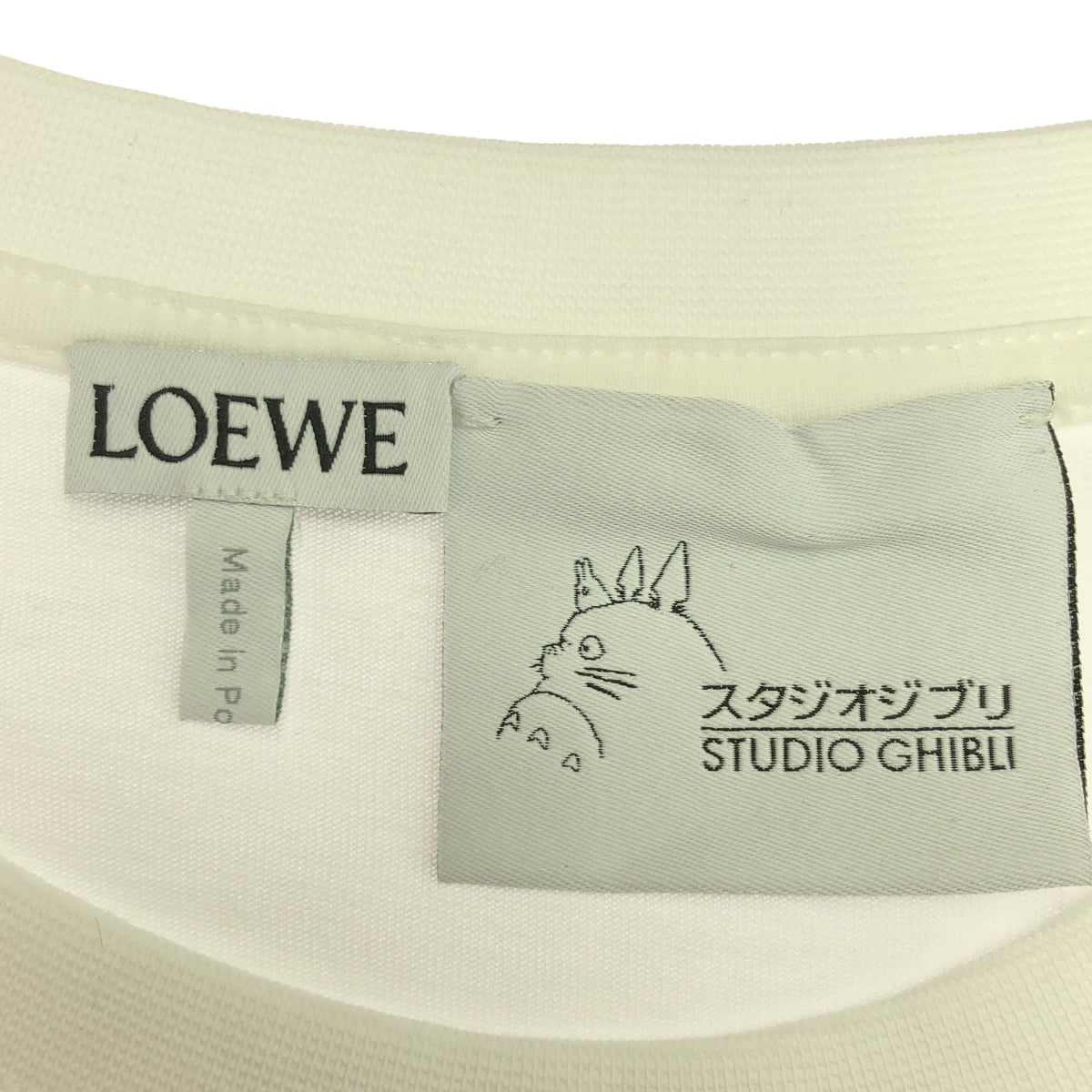 LOEWE | × Studio Ghibli Spirited Away Crew Neck T-Shirt | S | White | Men's