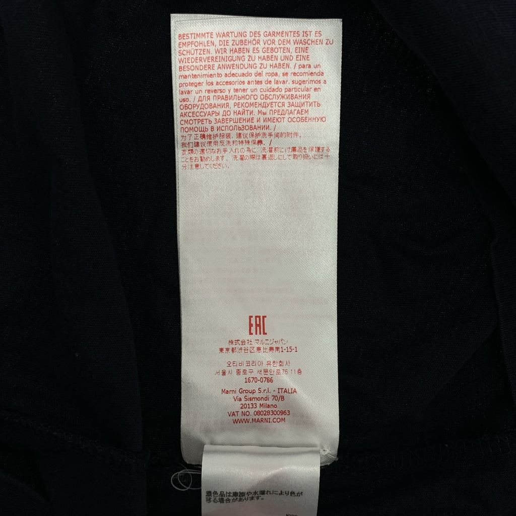 MARNI / マルニ | 2023SS | コットン 刺しゅう ロゴ Tシャツ | 38 | レディース