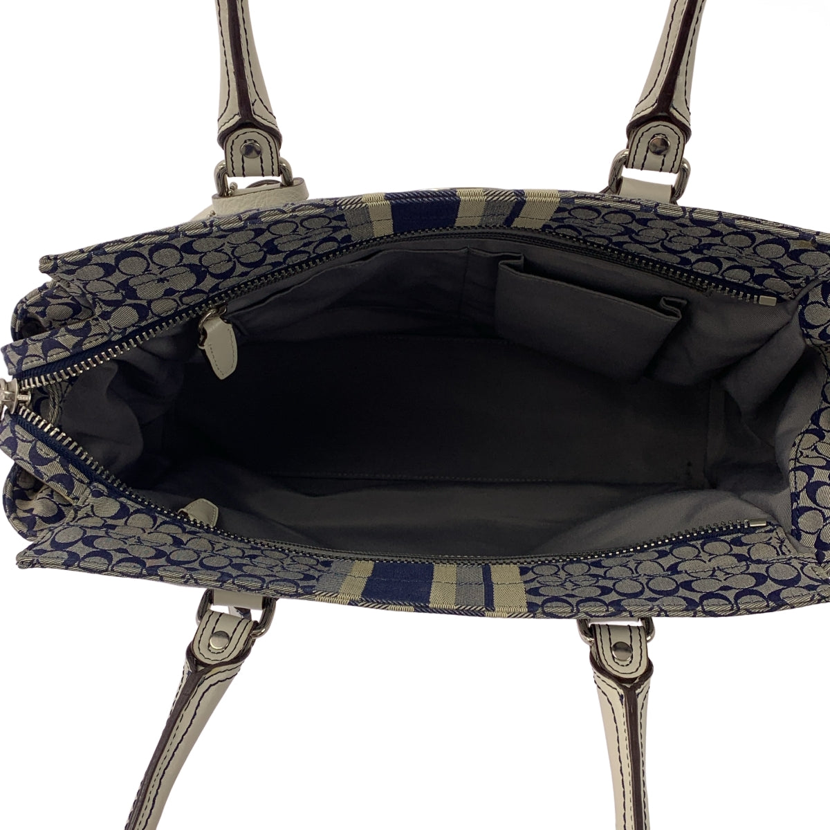 COACH / 코치 | 가죽 핸들 시그니처 태셀 토트 백 |