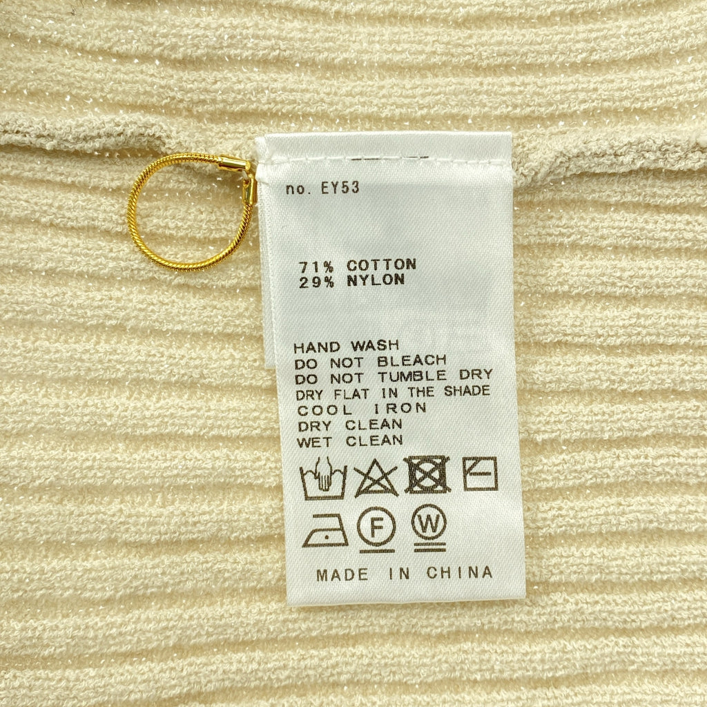 L'Appartement DEUXIEME CLASSE | 2024春夏 | 雙向短圈針織開襟衫 | F碼 | 女款