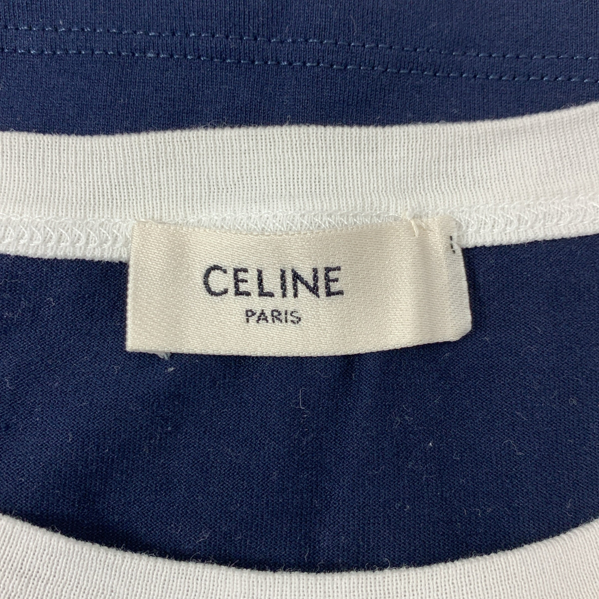 CELINE / セリーヌ | 2022AW | 16ボクシー / ロゴ クルーネック Tシャツ カットソー | M | レディース