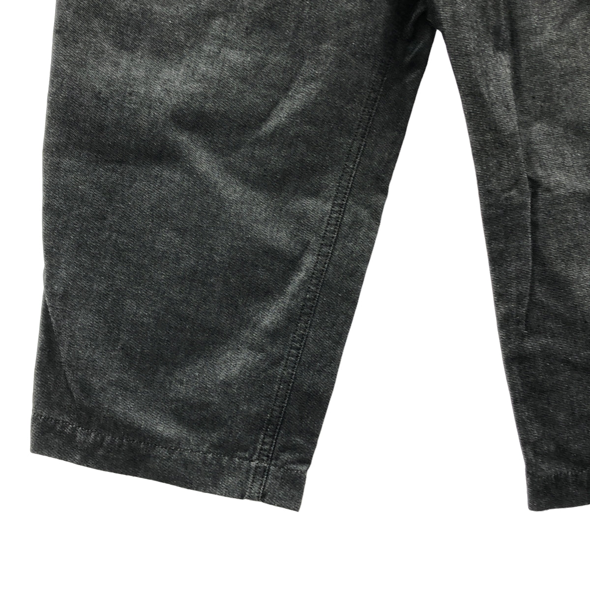 COMME des GARÇONS HOMME | 2018 秋冬 |尼龍棉質褶皺寬牛仔長褲| SHOPBOP尺寸 M |男士