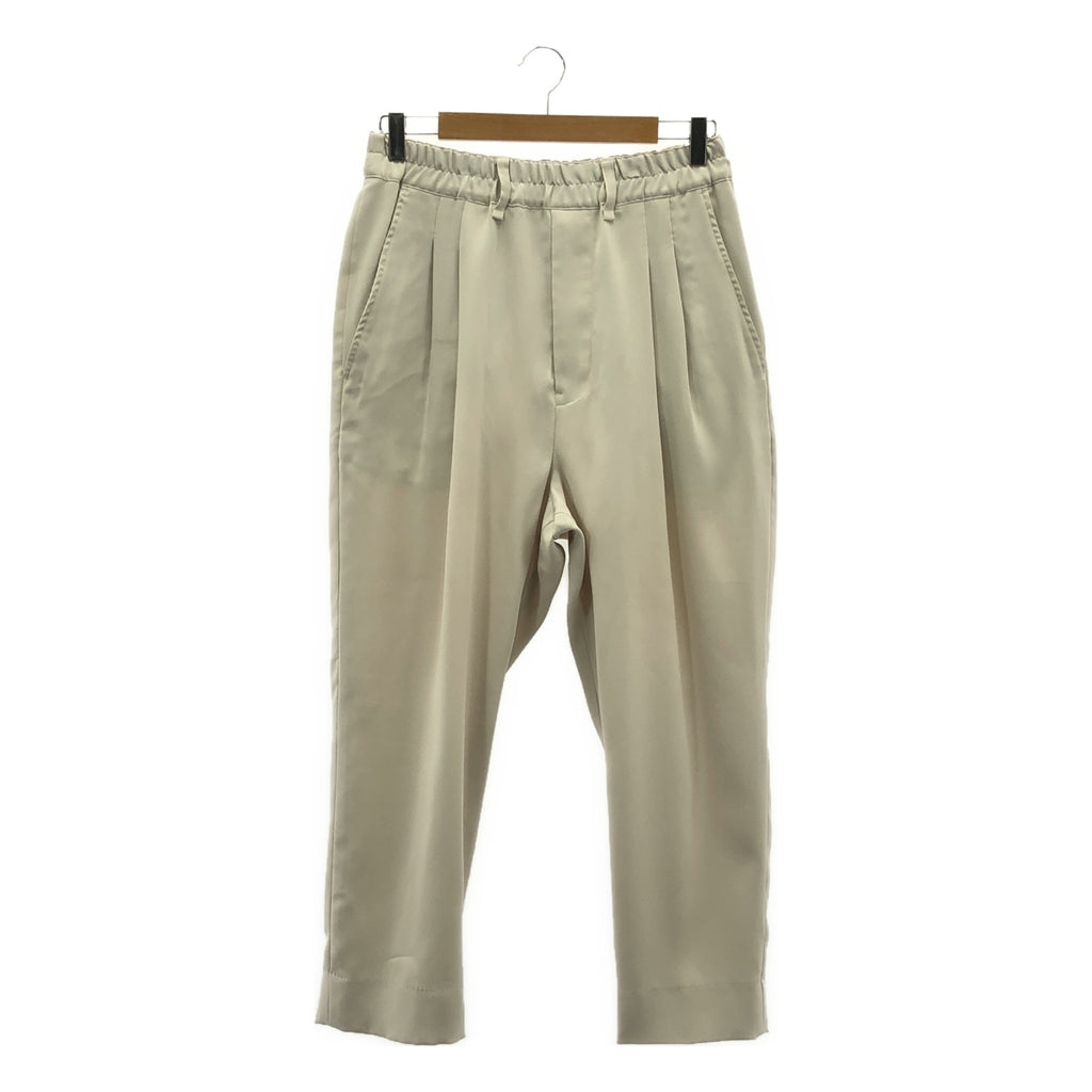 Iroquois / 일로코이 | REFLAX WEATHER CLOTH WIDE PT 2 택 이지 팬츠 | 1 | 아이보리 | 남성