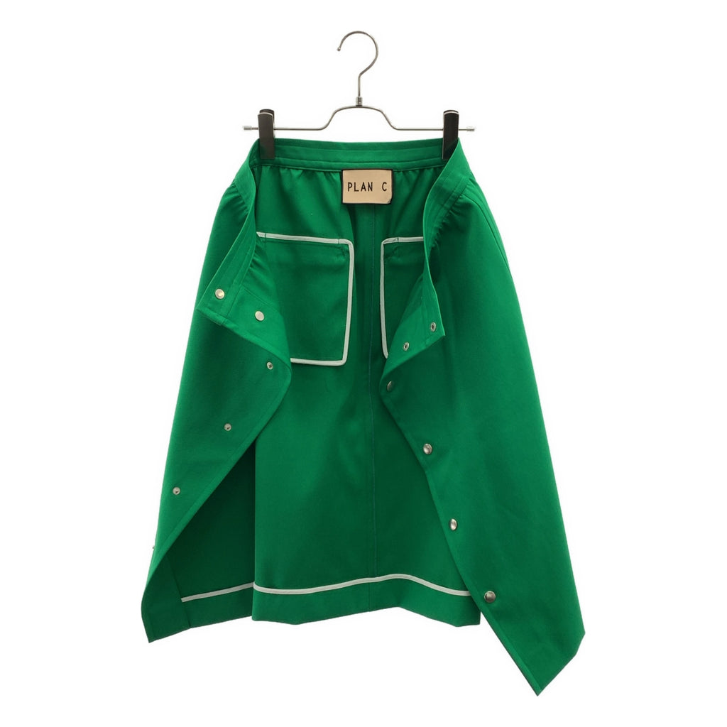 Plan C / プランシー | フロントボタン ロングスカート | 40 | レディース