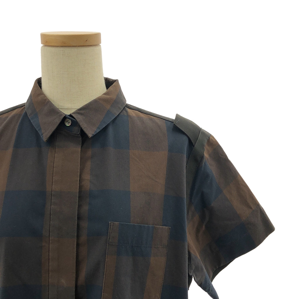 sacai / サカイ | コットン ポプリン チェック ワンピース | 3 | レディース