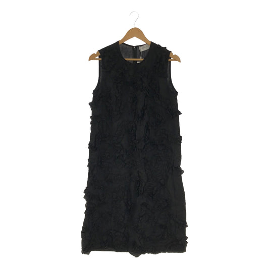 [Good Condition] Christian Wijnants | 2021AW | DUKA Ruffle Sleeveless Dress | 38 | Black | Women's